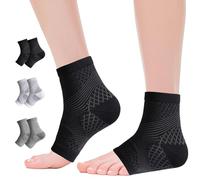 NuCamper Cavigliera Sportiva, Caviglieras Ortopedica per Distorsione Donna/Uomo, Compressione Supporto, Elastica, Tutore Caviglia per Danni ai Legamenti, Caviglies Deboli, Tendinite di Achille Artrite