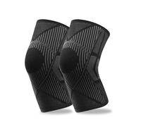 NuCamper Ginocchiera Ortopedica da Uomo/Donna 2 Pezzi, Legamenti Menisco Supporto Ginocchio, Sportiva Palestra Compressione Fascia Ginocchio per Dolore Alle Articolazioni Artrite Lesioni Dei Legamenti