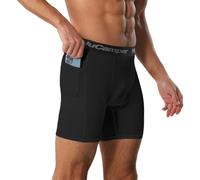 NuCamper Pantaloncini Compressivi Uomo, Pantaloncini da Corsa Shorts, Sportivi Pantaloni Corti Compressione Legging Traspiranti ad Asciugatura Rapida Palestra Shorts per Running Allenamento