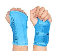 NuCamper Tutore per Polso Tunnel Carpale Mano Destra Sinistra per Uomini Donne, Polso Notturno Supporto per Sonno Stecche Stabilizzatore del Braccio con Manicotto di Compressione Cinghie Regolabili