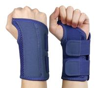 NuCamper Tutore per Polso Tunnel Carpale Mano Destra Sinistra per Uomini Donne, Polso Notturno Supporto per Sonno Stecche Stabilizzatore del Braccio con Manicotto di Compressione Cinghie Regolabili