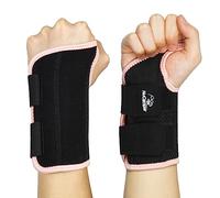 NuCamper Tutore per Polso Tunnel Carpale Mano Destra Sinistra per Uomini Donne, Polso Notturno Supporto per Sonno Stecche Stabilizzatore del Braccio con Manicotto di Compressione Cinghie Regolabili