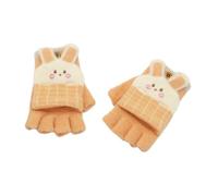 Nucelit 1 paio di guanti convertibili per bambini Split Finger senza dita caldo coperchio capovolto guanti per autunno inverno attività all'aperto convertibile per i bambini, D, Taglia unica