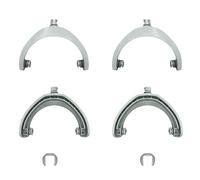 Nucelit 1 paio di ricambio fascia cerniera staffa per cuffie WHCH520 Durata Rotazione Joint staffa auricolare braccio girare parentesi giunto di ricambio L+R