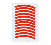 Nucelit 12Pcs Bambini Equilibri Bike Adesivi di Avvertimento Accessori Riflettente Pneumatico Sticker Kid Balances Sticker Riflettore Adesivi