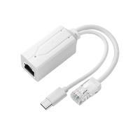 Nucelit 24V a 5V POEs Splitter Tensione Convertitori Step Down Modulo per dispositivi di rete con protezioni da sovraccarico Materiali ABS ABS POEs Splitter per