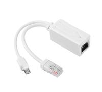 Nucelit 24V a 5V POEs Splitter Tensione Convertitori Step Down Modulo per dispositivi di rete con protezioni da sovraccarico Materiali ABS ABS POEs Splitter per
