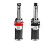 Nucelit 2pcs Lungo Terminale Binding Post Sostituzione Video Cavo Spine Connettore per 4mm Banana Spina Prese Lunga Vite Binding Post Sostituzione Video Cavo Spine