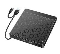 Nucelit 6 in 1 Driver VCD esterno per USB3.0 USB C Portatile VCD Scrivere Bruciatori Driver Ottico Lettore Disco Disco Multifunzionale Enclosure