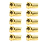 Nucelit 75 ~ 5 "Connettori filettati antiruggine per antenna satellitare RG60 Cavo coassiale multiuso Uso prolungato Testa di serraggio
