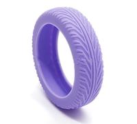 Nucelit 8 coperture in silicone per proteggere le ruote dei bagagli, riducono le ruote del carrello e la copertura degli accessori da viaggio silenziosi, Viola, Small