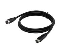 Nucelit 9 ago 9Pin S-video Piccolo Din Adattatore Cavo di Estensione Linea Din/Gomito S Video 9P 9Pins Piccolo DIN Cavo Filo
