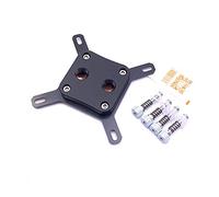 Nucelit 9x9cm Speciale In Acciaio Inox Blocco di Raffreddamento Ad Acqua Computer CPU Liquido di Raffreddamento di Acqua Dissipatore