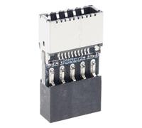 Nucelit Adattatore convertitore USB 2.0 da spina 9 pin a tipo E 20 pin, semplice e portatile