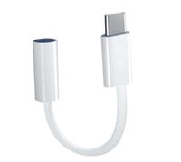 Nucelit Adattatore intrecciato da USB C a 3,5 mm per cuffie supporta la ricarica e fornisce cavo intrecciato per cuffie da studio USB C