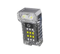 Nucelit Angoli Testa Luci di avvertimento con Clip in Metallo e Base Doppia Sorgente di Luce Portatile Torcia LED Luce di Lavoro Doppia Fonte Torcia Portatile