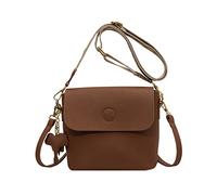 Nucelit Borsa a tracolla colorata per le donne Borsa a tracolla semplice Secchio Moda Piccola Piazza Signore PU Messenger Donna Colore Crossbody Borsa a tracolla in pelle PU Borsa a tracolla Messenger