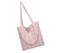 Nucelit Borsa a tracolla con catena in metallo, comodo tessuto a costine, capiente, organizzazione, esistenza, essenziale, capiente, borsa a tracolla, B