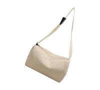 Nucelit Borsa a tracolla ergonomica, borsa a tracolla in nylon resistente agli strappi con tasche organizzative e tracolla staccabile, borsa a tracolla in nylon di grande capacità, Beige