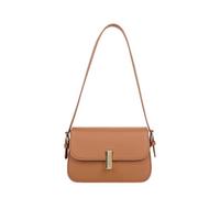 Nucelit Borsa a tracolla in pelle PU borsa da sella casual borsa ascellare per le donne, borsa da sella sotto le ascelle borsa in pelle, Marrone, Medium