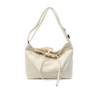Nucelit Borsa a tracolla in tela di grande capacità a spalla Shopping School Messaggeri alla moda per tutti i giorni Bagvel a spalla da donna, Beige