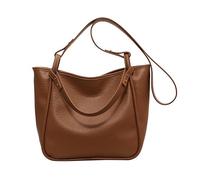 Nucelit Borsa alla moda sotto le ascelle Borsa a tracolla Tote colore ascellare Tote per le donne Lavoro Viaggio Incontri Spalla per le donne Cerniera Pelli Houlder Ossbody Borsa da donna, Marrone