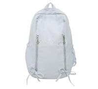 Nucelit Borsa passeggero permanente in poliammide per studenti Costruzione sottile Vano notebook fedele Meteo Tessuto immunitario Zaino passeggero Cinghie ergonomiche, Blu, Large