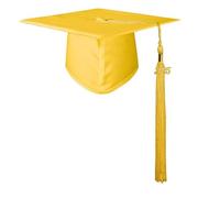 Nucelit Cappelli di laurea a maglia traspiranti con nappe per bambini cappello comodo laureato per eventi scolastici e berretti scolastici