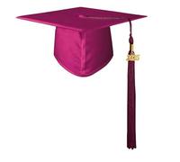 Nucelit Cappelli di laurea a maglia traspiranti con nappe per bambini cappello comodo laureato per eventi scolastici e berretti scolastici