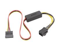 Nucelit Cavo adattatore da scheda grafica a 6 pin a alimentatore con riduzione della tensione e collegamento della scheda convertitore di stabilizzazione