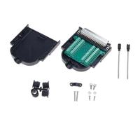 Nucelit Connettore sottile DB37 senza saldatura RS232 D sub adattatore con alloggiamento pieghevole e tubi di coda multipli adattatore D SUB industriale