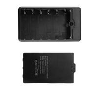 Nucelit Custodia per batteria rimovibile 18650 per 6 pezzi 18650 Powerbank Cover Shell con display digitale e doppie porte di ricarica Custodia per batteria rimovibile