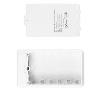 Nucelit Custodia per batteria rimovibile 18650 per 6 pezzi 18650 Powerbank Cover Shell con display digitale e doppie porte di ricarica Custodia per batteria rimovibile