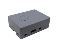 Nucelit Custodia per RPI 3B+ / 3B ABS Shell con dissipatore di calore ventola di raffreddamento scheda madre del computer scatola protettiva Enclosure