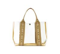 Nucelit Elegante borsa a tracolla grande in PVC trasparente alla moda per organizzazione senza sforzo e facile da trasportare nella vita quotidiana borsa trasparente, B, Medium