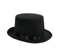 Nucelit Elegante cappello a cilindro con fodera traspirante, perfetto per teatro e Halloween, cosplay, eventi, set di cappelli in famiglia