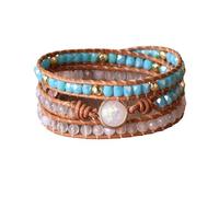 Nucelit Elegante catena da polso con perline fatte a mano, migliora il tuo stile robusto accessorio alla moda