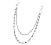 Nucelit Elegante Harajukus Ispirato Catena Della Vita Per Jeans Doppio Strato Lega Ferro Hip Hop Gioielli Del Corpo Per Streetwear Abiti Street Fashion Catena di Vita Metallo