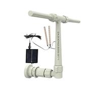 Nucelit Fontana da giardino con due teste irrigatori crea suoni rilassanti e riduce la temperatura della piscina Fontana a doppia testa con modalità regolabili per raffreddamento e decorazione del