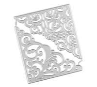 Nucelit Fustelle triangolari in acciaio al carbonio, stencil decorativi per goffratura, per realizzare biglietti, scrapbooking, artigianato in acciaio