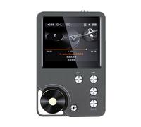 Nucelit Lettore musicale HiFi DSD256 Riproduzioni 25 ore Lettore MP3 Schermo a colori Multiformato Compatibilità musicale Corpo in metallo Audiofili portatili