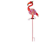 Nucelit Luce a energia solare con paletto per aviera, accensione e spegnimento automatico, per giardino, decorazione per vialetti, 95 cm, luce solare con palo da aviatore, accensione e spegnimento