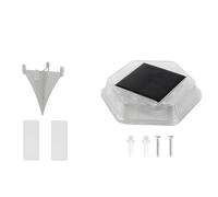Nucelit Luce solare a terra impermeabile per esterni a LED Illuminazione paesaggistica per giardino percorso piscina area con ABS ricaricabile Piano LED Solar Trail Radiances per giardino