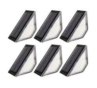 Nucelit Luci solari a gradino LED Lampada da percorso impermeabile Decorazione per balcone per patio Scale Deck Paths Light Outdoor Garden Lights Street Decoration Lighting Impermeabile Lampada da