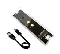 Nucelit M.2 SSD Enclosure NVME Portocol USB TypeC Hard Drive Case Box Portatile per M.2 NVMe SSD 2230 2242 2260 2280 Custodia Portatile