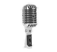 Nucelit Microfono vocale dinamico antico aspetto nostalgico in metallo per il microfono da palco e canto