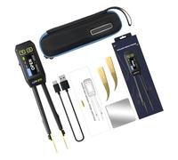 Nucelit Misuratore di riconoscimento automatico dei componenti elettronici Pinzette digitali Tester Strumento di prova portatile