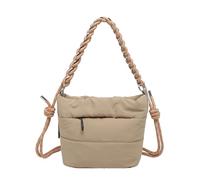 Nucelit Moderna borsa messaggeri in nylon resistente all'usura design borsa a tracolla borsa a tracolla per il trasporto essenziale tracolla regolabile, cachi, K