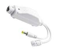 Nucelit Modulo splitter POE resistente alle intemperie converte DC48V a DC12V per telecamere di sicurezza e router interfacce RJ45 10/100Mbps valutato Poet Splitter