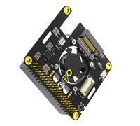 Nucelit NVMe for 5, include ventola di raffreddamento e dissipatore di calore in alluminio, adattatore PCIe a NVMe per accesso rapido ai dati